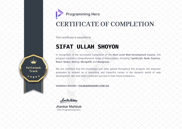 Next Level Web Development